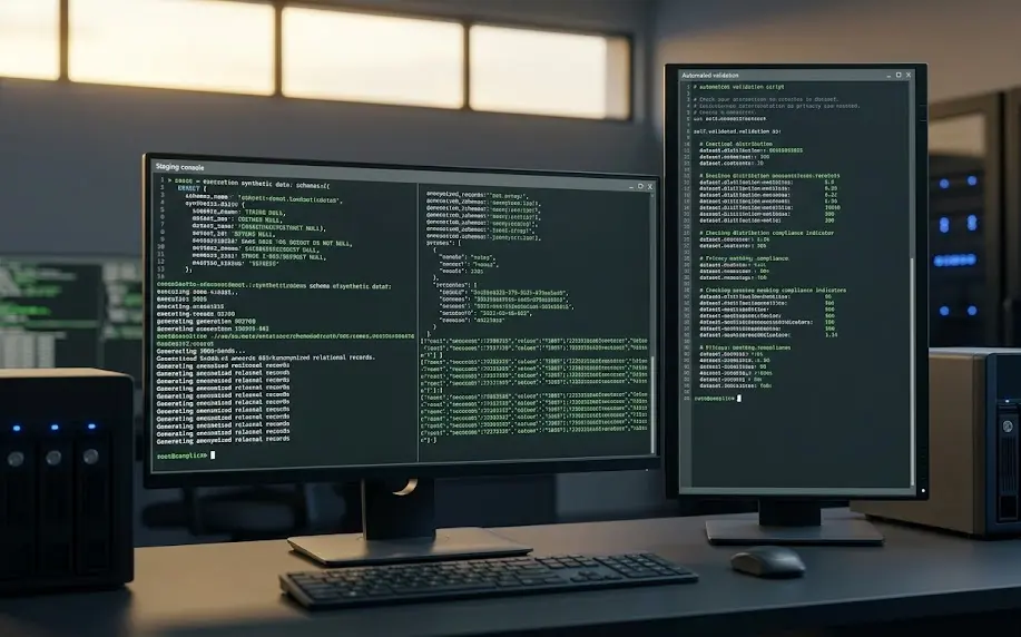A low-code testing workspace converting natural language prompts into clean Playwright code templates.